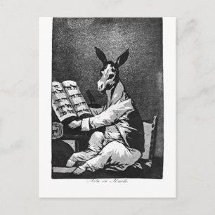 Francisco Goya- As Far back as his Grandfather Postcard