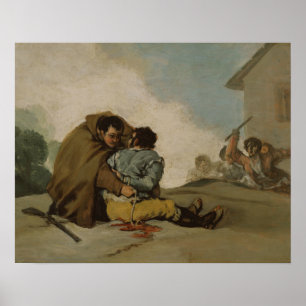Francisco Goya - Friar Pedro Binds El Maragato Poster