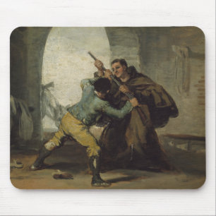 Francisco Goya - Friar Pedro Wrests the Gun Mouse Mat