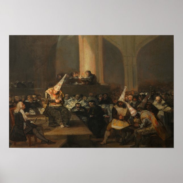 Francisco Goya - Inquisition Scene Poster (Front)