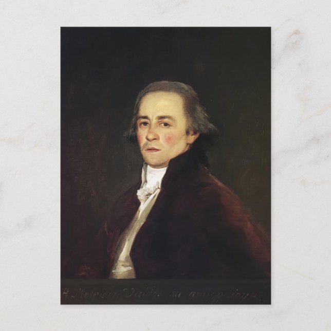 Francisco Goya- Juan Antonio Melendez Valdes Postcard (Front)