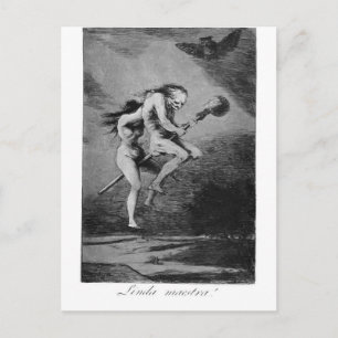 Francisco Goya- Pretty teacher Postcard