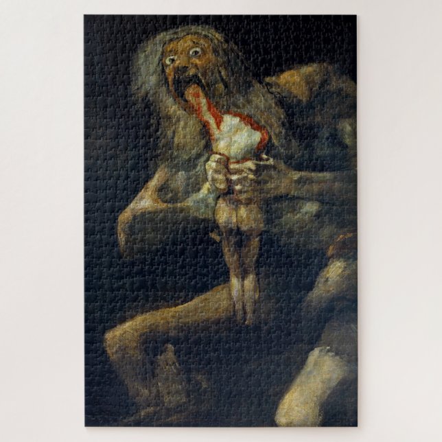 Francisco Goya - Saturn Devouring His Son Jigsaw Puzzle (Vertical)