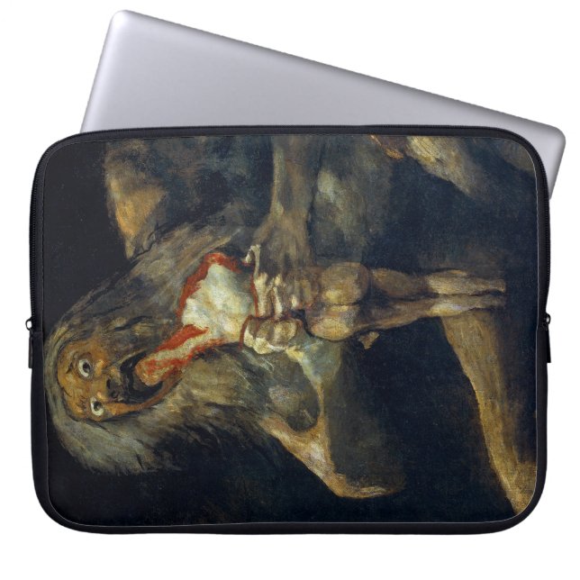 Francisco Goya - Saturn Devouring His Son Laptop Sleeve (Front)