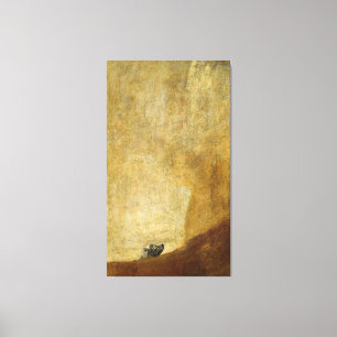 Francisco Goya - The Dog Canvas Print