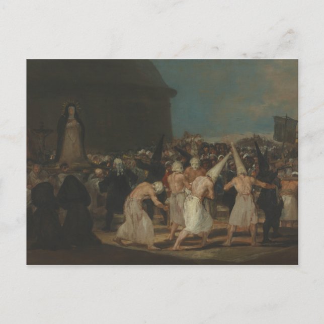 Francisco Goya - The Flagellants Postcard (Front)