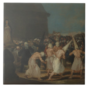 Francisco Goya - The Flagellants Tile