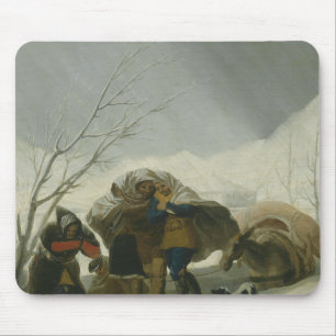 Francisco Goya - Winter Scene Mouse Mat