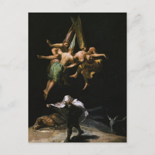 Francisco Goya- Witches in the Air Postcard
