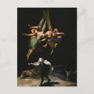 Francisco Goya- Witches in the Air Postcard