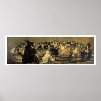 Francisco Goya's Witches Sabbath Poster