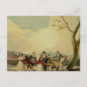Francisco Jose de Goya y Lucientes Blind Man's B Postcard