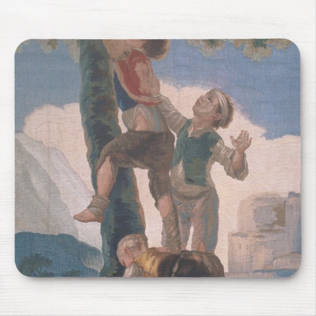 Francisco Jose de Goya y Lucientes | Boys Climbing Mouse Mat (Front)