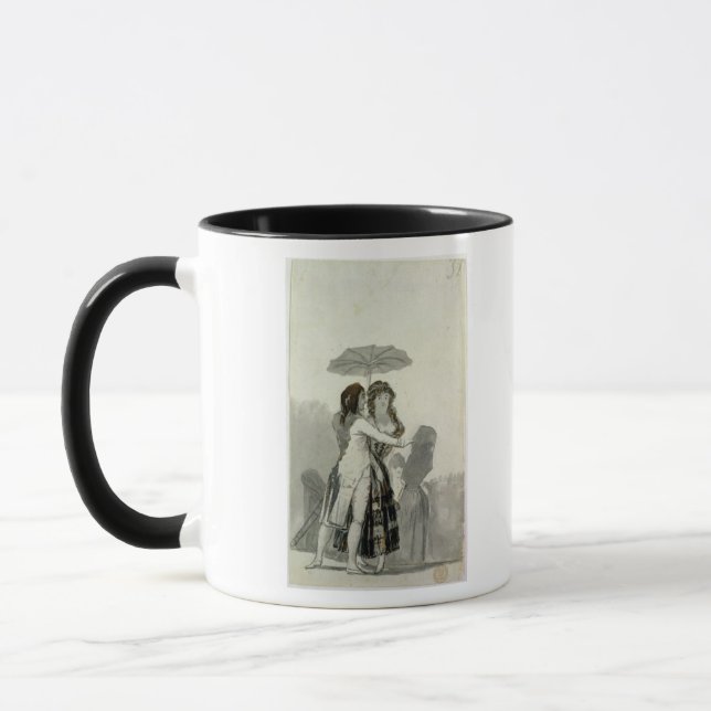 Francisco Jose de Goya y Lucientes | Couple with a Mug (Left)