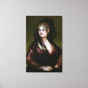 Francisco Jose de Goya y Lucientes   Dona Isabel d Canvas Print