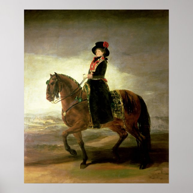Francisco Jose de Goya y Lucientes | Equestrian po Poster (Front)