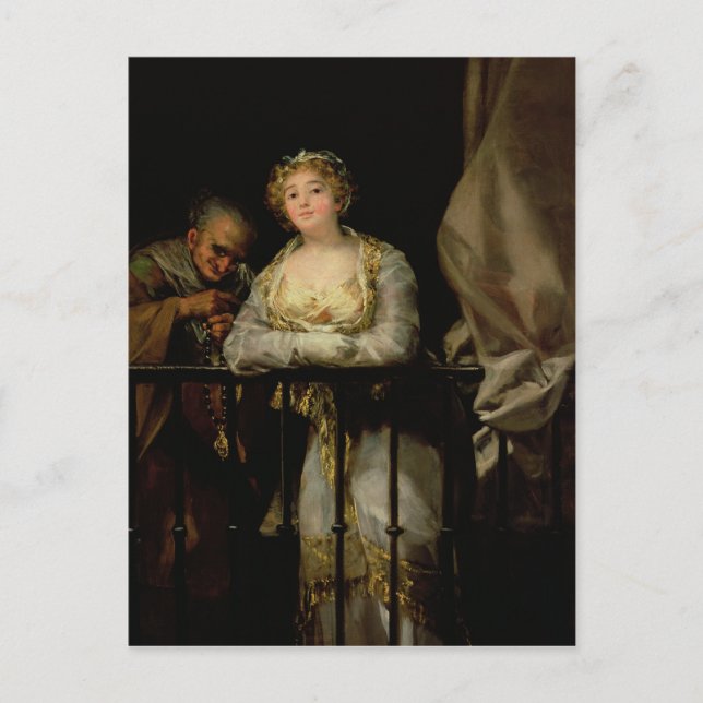 Francisco Jose de Goya y Lucientes | Maja and Cele Postcard (Front)