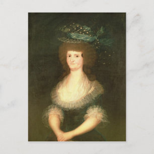 Francisco Jose de Goya y Lucientes Portrait Quee Postcard