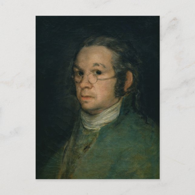 Francisco Jose de Goya y Lucientes | Self portrait Postcard (Front)