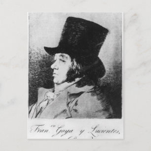 Francisco Jose de Goya y Lucientes   Self Portrait Postcard