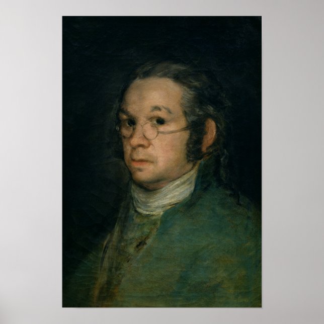 Francisco Jose de Goya y Lucientes | Self portrait Poster (Front)