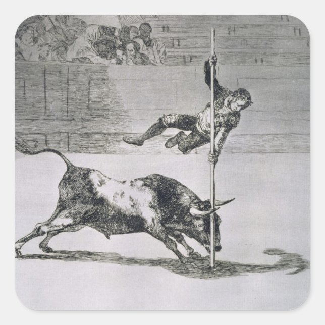 Francisco Jose de Goya y Lucientes | The agility a Square Sticker (Front)