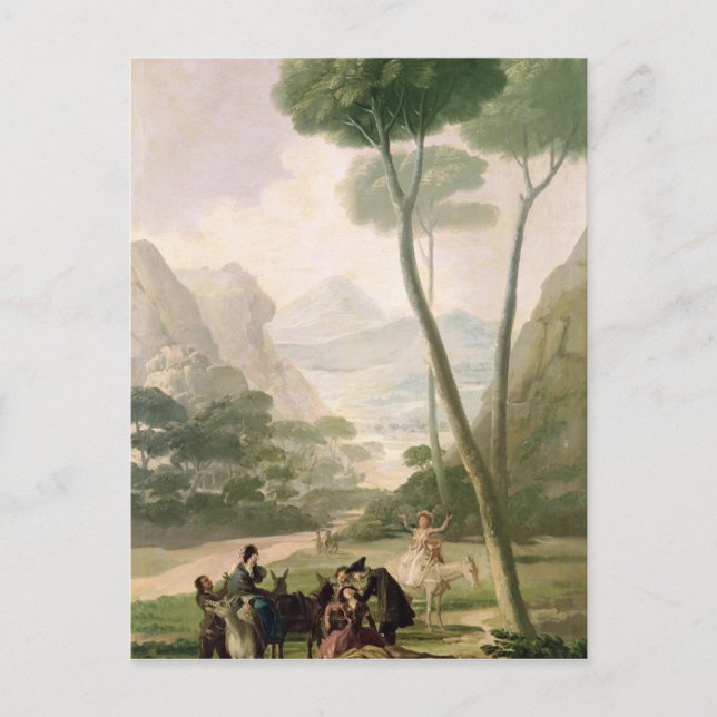 Francisco Jose de Goya y Lucientes | The Fall or T Postcard (Front)