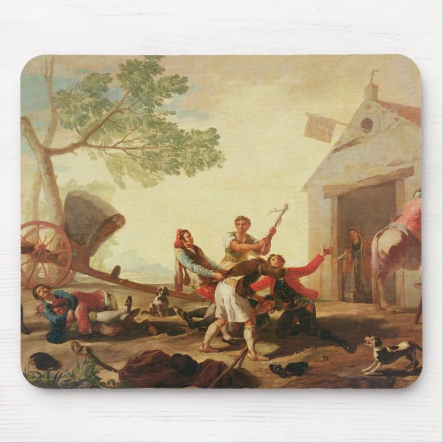 Francisco Jose de Goya y Lucientes | The Fight at  Mouse Mat (Front)