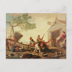 Francisco Jose de Goya y Lucientes   The Fight at  Postcard