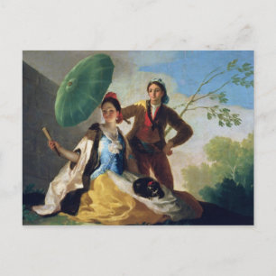 Francisco Jose de Goya y Lucientes   The Parasol,  Postcard