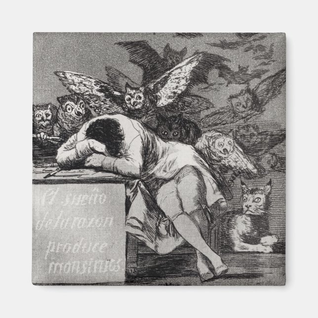 Francisco Jose de Goya y Lucientes | The Sleep of  Magnet (Front)