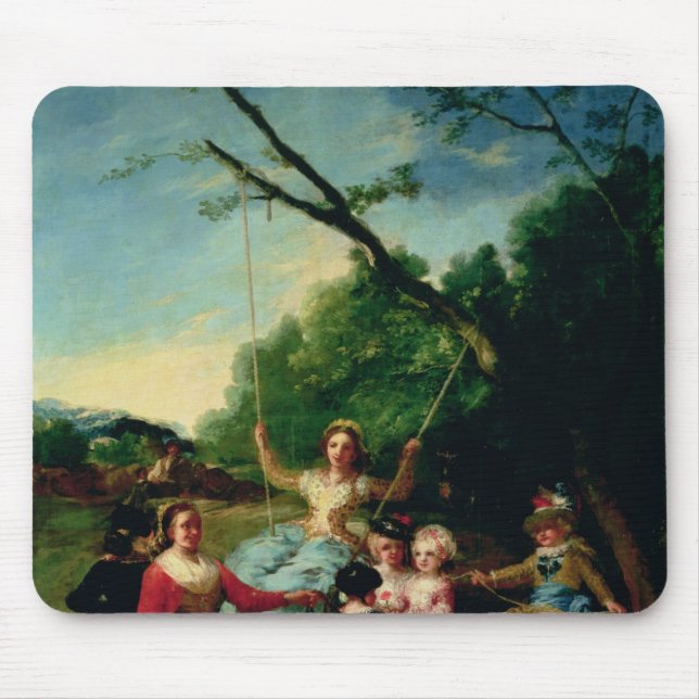 Francisco Jose de Goya y Lucientes | The Swing Mouse Mat (Front)