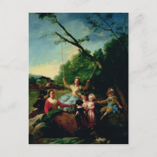 Francisco Jose de Goya y Lucientes The Swing Postcard