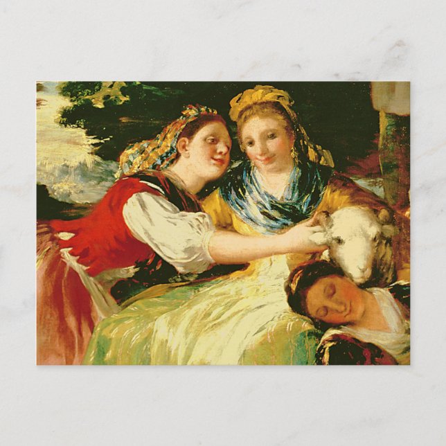 Francisco Jose de Goya y Lucientes | The Washerwom Postcard (Front)