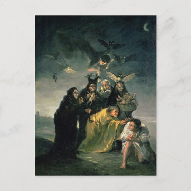 Francisco Jose de Goya y Lucientes | The Witches'  Postcard (Front)