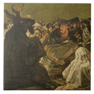 Francisco Jose de Goya y Lucientes The Witches' Tile