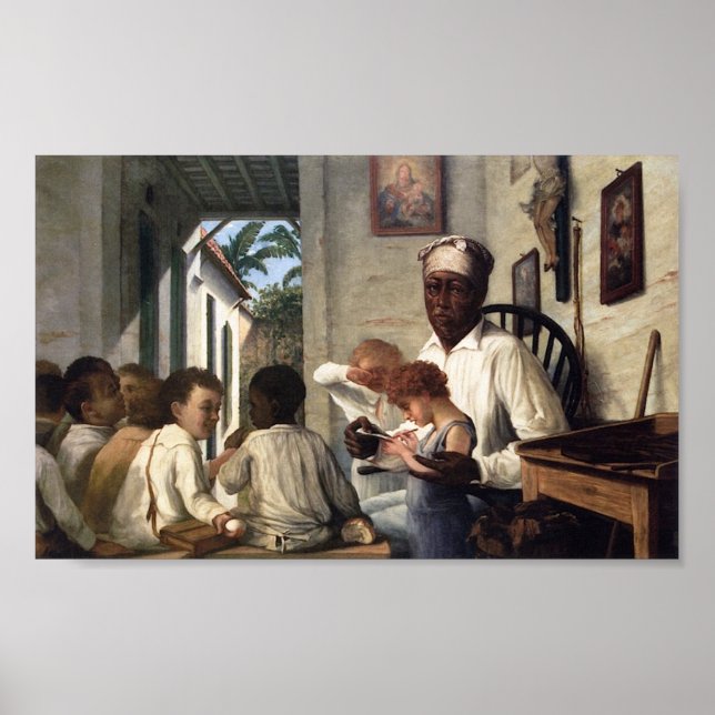 Francisco Oller School of Master Rafael Cordero Poster (Front)