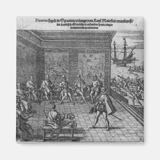 Francisco Pizarro Magnet (Front)