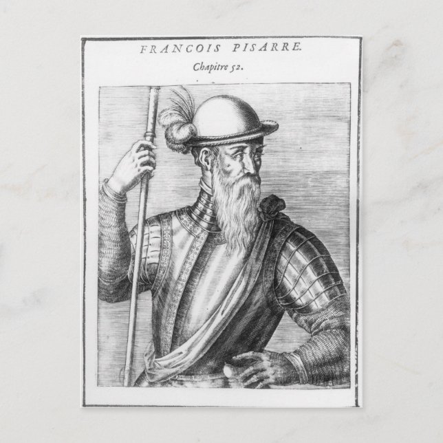 Francisco Pizarro Postcard (Front)