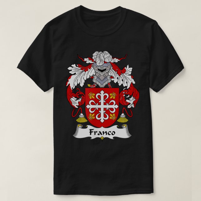 Franco Coat of Arms  Family Crest  T-Shirt (Design Front)
