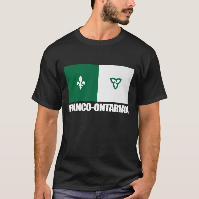 Franco-Ontarian Flag T-Shirt (Front)