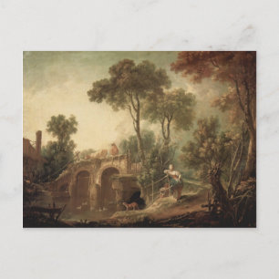 Francois Boucher - The Bridge Postcard