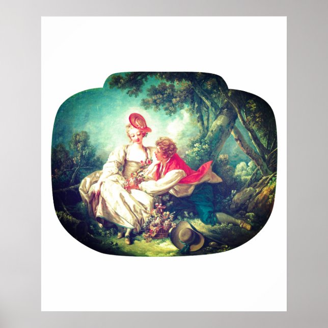 François Boucher The Four Seasons: Autumn Herbst Poster (Front)