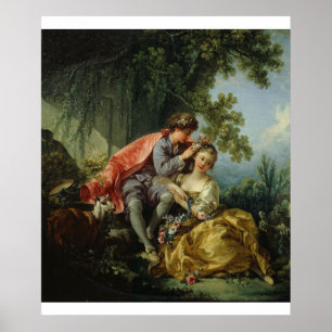 François Boucher The Four Seasons: spring Poster