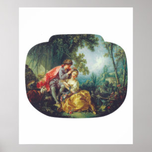 François Boucher The Four Seasons: Spring Spring S Poster