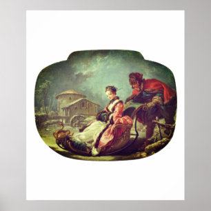 François Boucher The Four Seasons: Winter L'hiver Poster