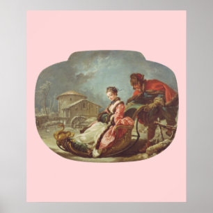 François Boucher The Four Seasons: Winter L'hiver Poster
