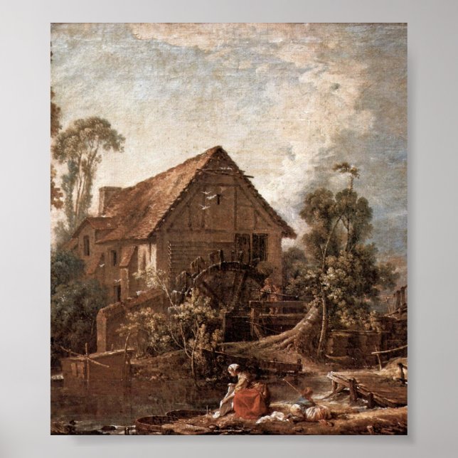 Francois Boucher - The mill Poster (Front)
