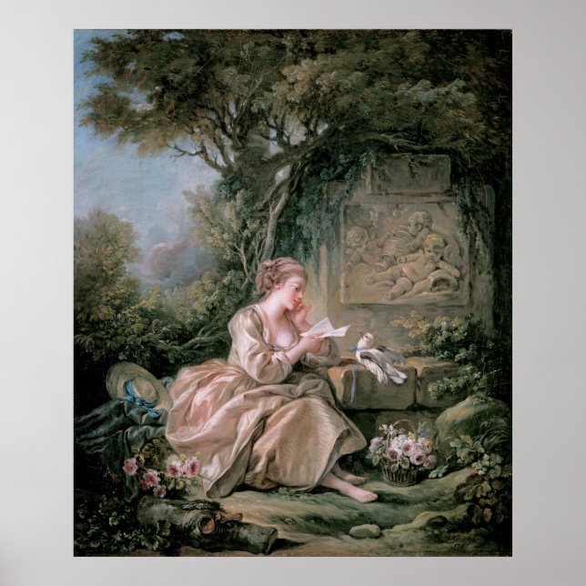 François Boucher – The secret message Poster (Front)