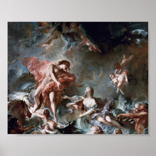 Francois Boucher - The Setting of the Sun Poster